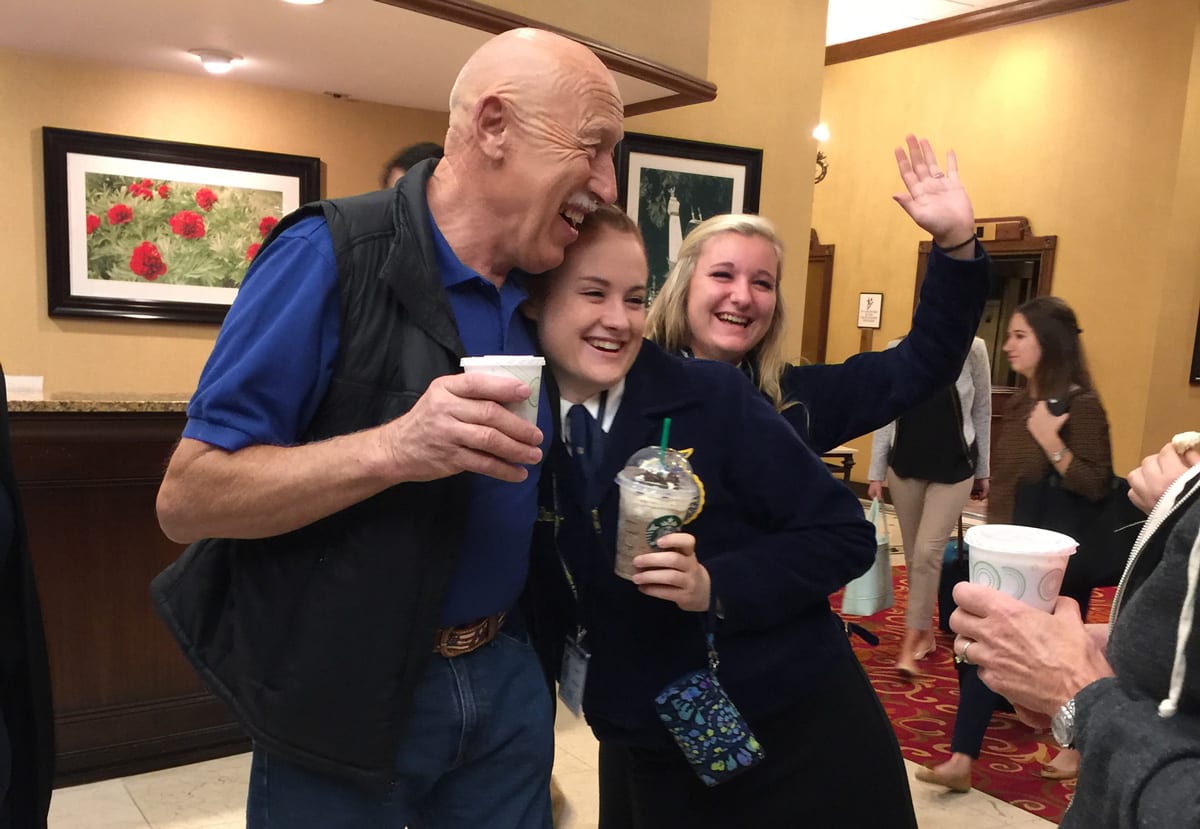 Dr Pol meets an excited FFA student