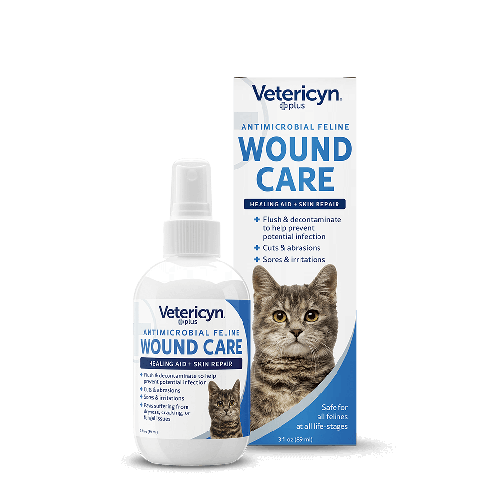 Vetericyn Plus® Antimicrobial Feline Wound Care - Vetericyn Animal Wellness