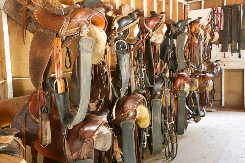 Horse tack room