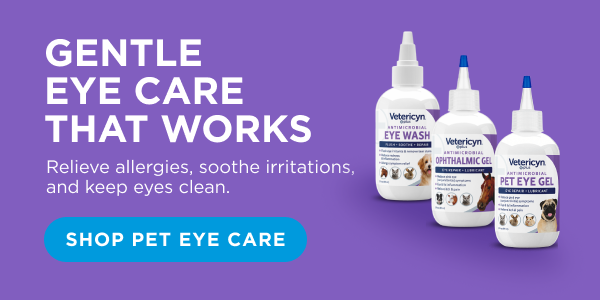 Gentle eye care that works. Shop pet eye care!