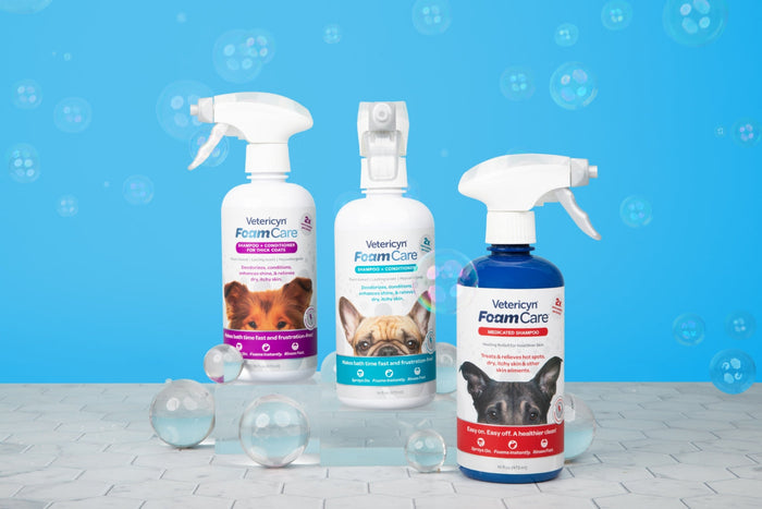 vetericyn foamcare pet shampoo