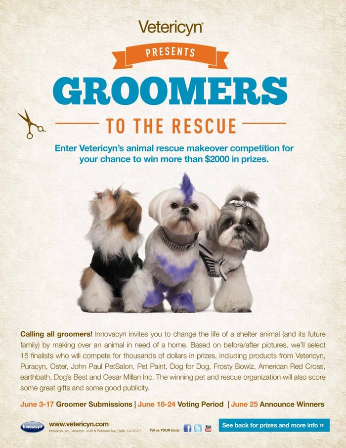 Groomers to the Rescue! Winners Announced