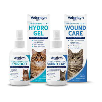 Bundle: Feline Antimicrobial Wound Care and Hydrogel